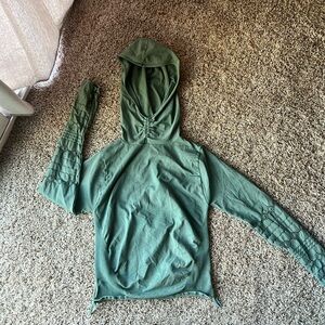 Free People movement hooded workout top